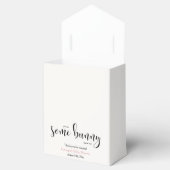 Wat Bunny Pink Bow Balloon Bunny Baby shower Bedankdoosjes (Geopend)