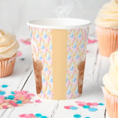 Wat Bunny Rainbow Balloon Bunch Baby shower Papieren Bekers