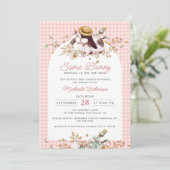 Wat Bunny Special op de weg Bunny Baby shower Kaart (Staand voorkant)