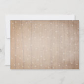 Wat Bunny Verjaardag Uitnodiging Meisje Eerste Roz (Achterkant)