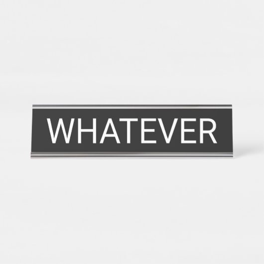 Wat Bureau Naambordje (Voorkant)