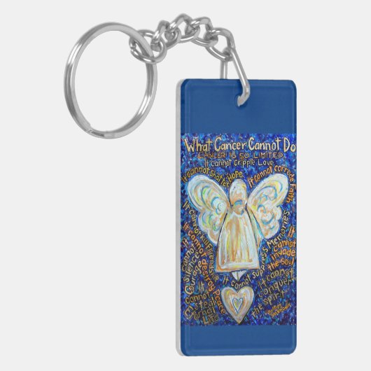 Wat Cancer kan de Sleutelhanger Angel niet doen (Voorkant Links)