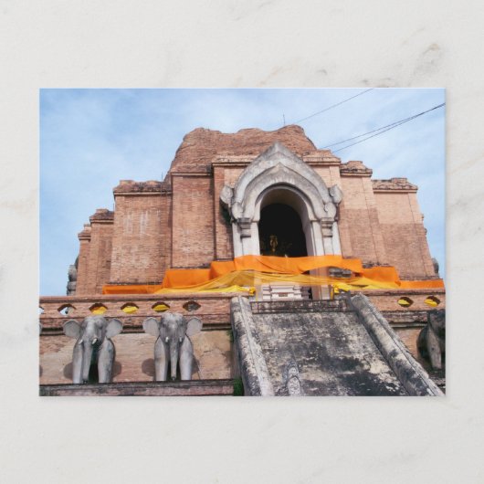 Wat Chedi Luang Briefkaart (Voorkant)