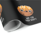 Wat Chu Tako Over Grappige Takoyaki Pun Donker BG Cadeaupapier (Rol Hoek)