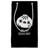 Wat Chu Talkin Bao Grappige Dimsum Pun Donker BG Klein Cadeauzakje (Voorkant)