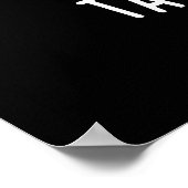 Wat Chu Talkin Bao Grappige Dimsum Pun Donker BG Poster (Hoek)