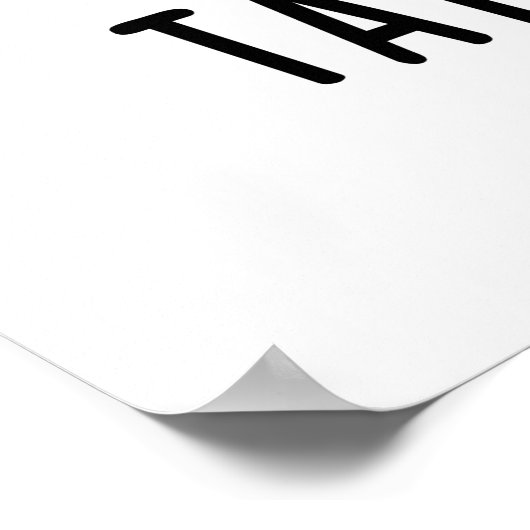 Wat Chu Talkin Bao Grappige Dimsum Pun Poster (Hoek)