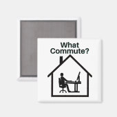 Wat commuteren? magneet (Voorkant / Achterkant)