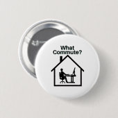 Wat commuteren? ronde button 5,7 cm (Voorkant /achterkant)