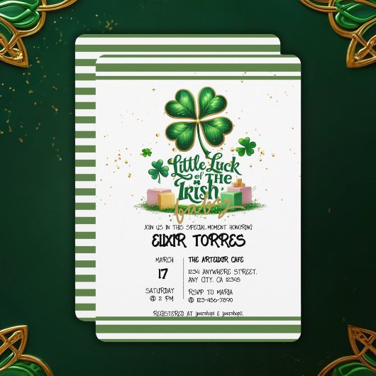 Wat dacht je bijvoorbeeld van Irish Shamrock Gold  Kaart