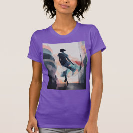 Wat dacht je van "Amethyst Grace: Paarse Waterverf T-shirt
