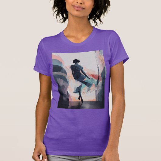 Wat dacht je van "Amethyst Grace: Paarse Waterverf T-shirt (Voorkant)