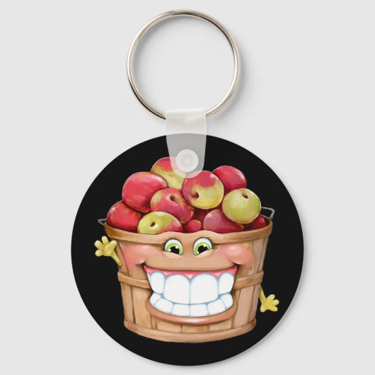 Wat dacht je van die appels?! Fijne appels! Sleutelhanger (Voorkant)