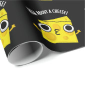 Wat dacht je van een Cheese Funny Kiss Puns Dark B Cadeaupapier (Rol Hoek)