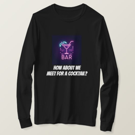 Wat dacht je van een cocktail T-shirt (Design voorkant)