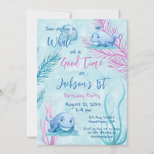 Wat dacht je van een goede eerste verjaardag uitno kaart (Voorkant)