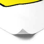 Wat dacht je van een kaas grappige kus puns poster (Hoek)