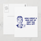 Wat dacht je van een mooie beker van de hel? briefkaart (Voorkant / Achterkant)