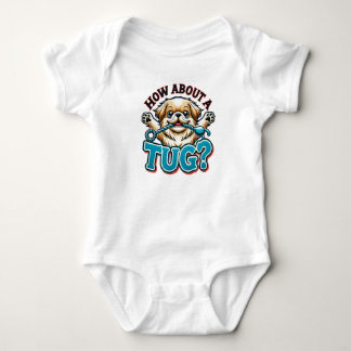 Wat dacht je van een sleepboot - Pekingese hond Romper