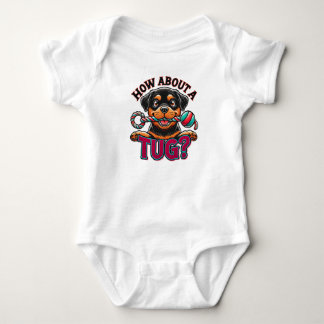 Wat dacht je van een sleepboot - Rottweiler Dog Romper