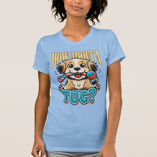 Wat dacht je van een sleepboot - Spaniel T-shirt (Voorkant)