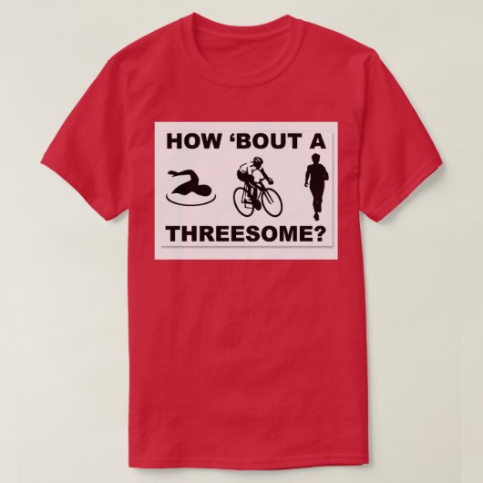 Wat dacht je van een triootje t-shirt (Design voorkant)