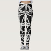 Wat dacht je van "Etherisch canvas: witte kunstwer Leggings (Voorkant)