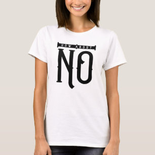 Wat dacht je van geen Typografie T-shirt