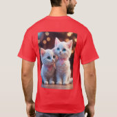 Wat dacht je van "Gesponnen-perfect Rad: Cat-geïns T-shirt (Achterkant)
