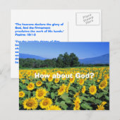 Wat dacht je van God? Briefkaart (Voorkant / Achterkant)