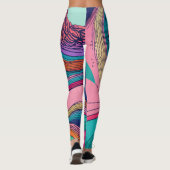 Wat dacht je van "Kaleidoscoop Spectrum: Multicolo Leggings (Achterkant)