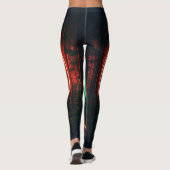 Wat dacht je van "Midnight Aurora Leggings: Night  Leggings (Achterkant)