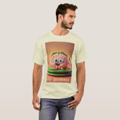 Wat dacht je van "Mindful Nutrition: Natural Manne T-shirt (Voorkant volledig)