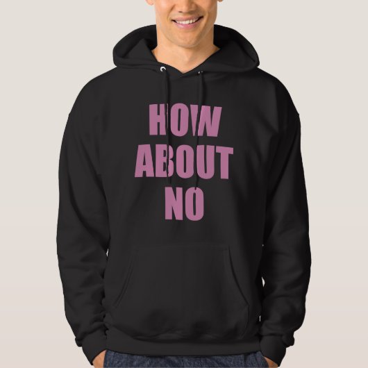 Wat dacht je van Nee Hoodie (Voorkant)