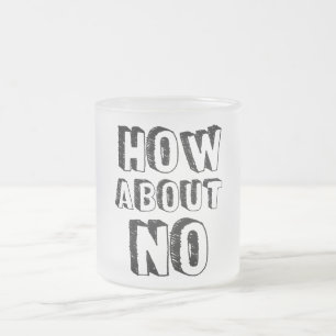 Wat dacht je van Nee Matglas Koffiemok