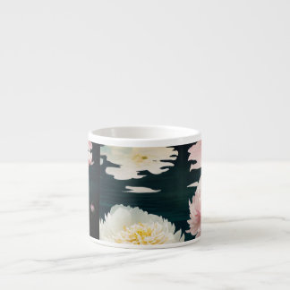 Wat dacht je van "Ocean Bloom: Aquatic Floral Spec Espresso Kop