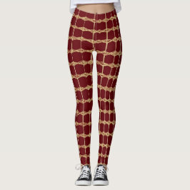 Wat dacht je van "Royal Elegance Leggings: Maroon  Leggings