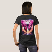 Wat dacht je van "Winged Whimsy: The Butterfly-Ins T-shirt (Achterkant volledig)