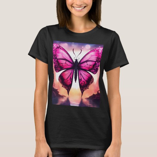 Wat dacht je van "Winged Whimsy: The Butterfly-Ins T-shirt (Voorkant)