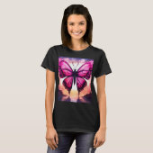 Wat dacht je van "Winged Whimsy: The Butterfly-Ins T-shirt (Voorkant volledig)