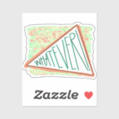 wat dan ook 1990s ontwerp millennial zeggende leuk sticker (Vel)