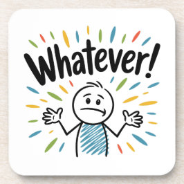 Wat dan ook. bier onderzetter