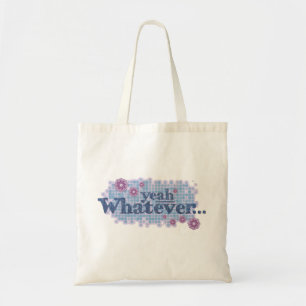 Wat dan ook... grafische slogan tas. tote bag