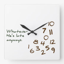 Wat dan ook, hij is te laat.