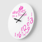 Wat dan ook, ik ben een prinses grote klok (Hoek)