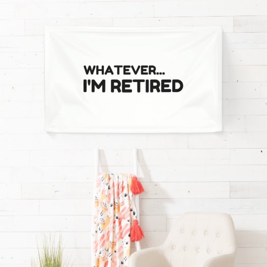 Wat dan ook... Ik ben in rust Spandoek (Insitu)