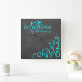 Wat dan ook, ik ben te laat... overal... vierkante klok (Huis)