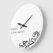 ~ Wat dan ook, ik ben te laat... ...WALL CLOCK, AA Grote Klok (Hoek)
