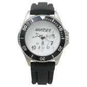 WAT DAN OOK KLok Horloge (Voorkant)
