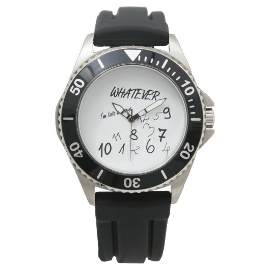 WAT DAN OOK KLok Horloge (Voorkant)